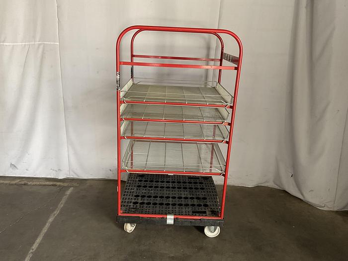 Used ROLLING 5 TIER DRAWER STORE CART