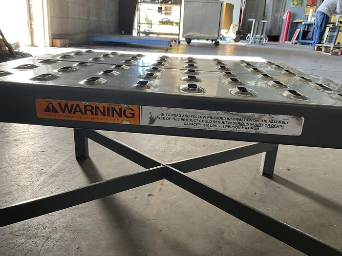 Used 10" STATIONARY WORK PLATFORM STEEL !