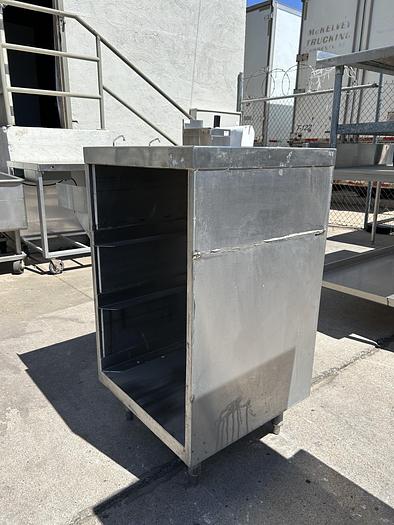 Used 33" STAINLESS STEEL CABINET