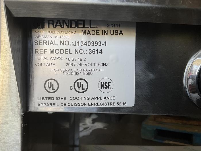 Used RANDELL 4 HOT WELLS  ELECTRIC STEAM TABLE
