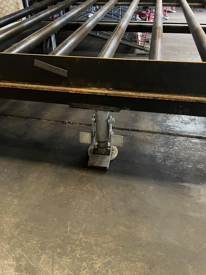 Used INDUSTRIAL BATTERY STORAGE RACK