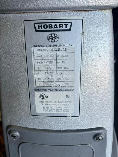 Used HOBART MIXER 20 QT