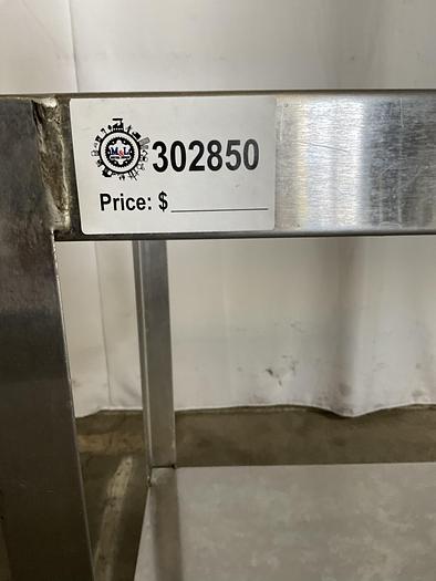 Used 2FT STAINLESS STEEL EQUIPMENT STAND !