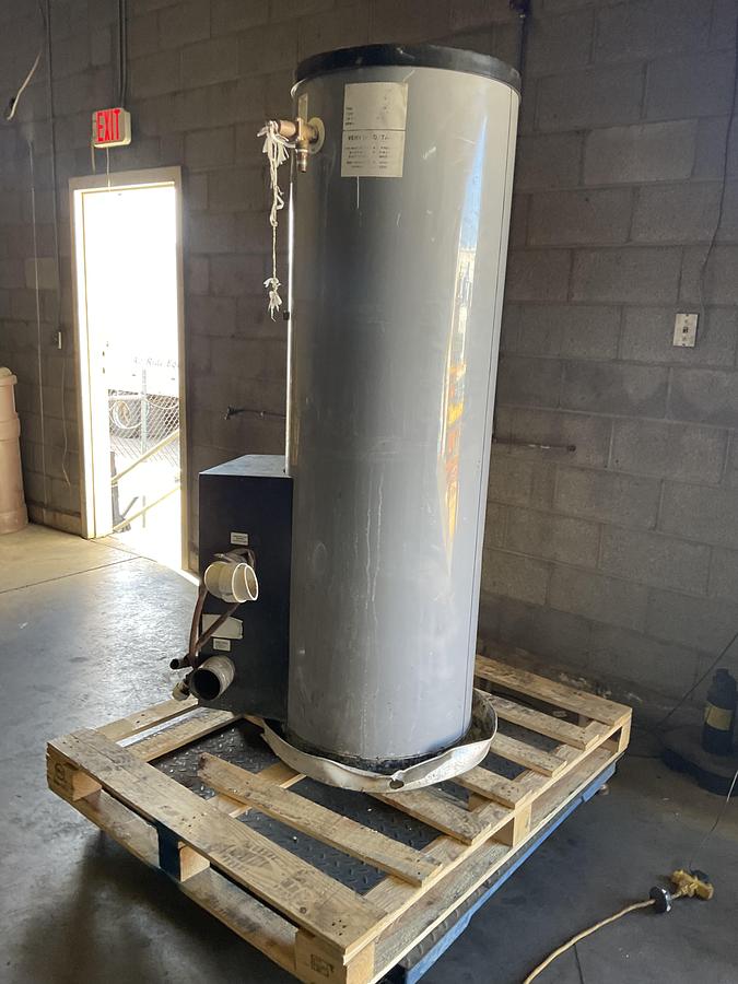 Used RHEEM–RUUD ADVANTAGE PLUS COMMERCIAL GAS WATER HEATER – 80 GAL, 160,000 BTU/HR