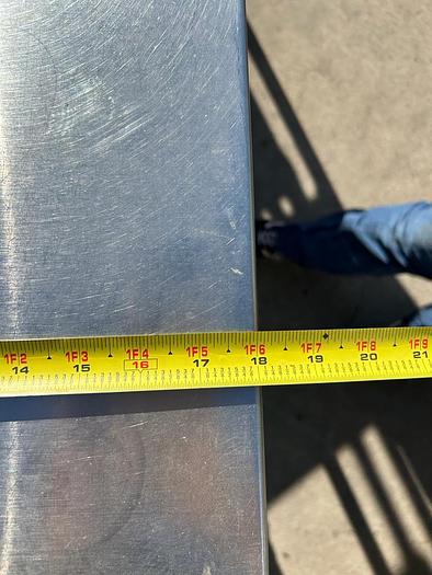 Used 2.5 FT STAINLESS STEEL WORK TABLE !