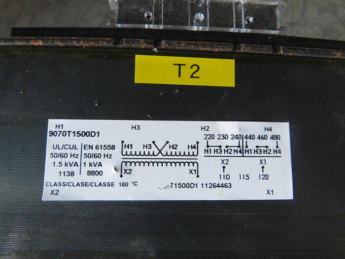 Used CONTROL TRANSFORMER HZ:50/60 KVA:1-1.5 !