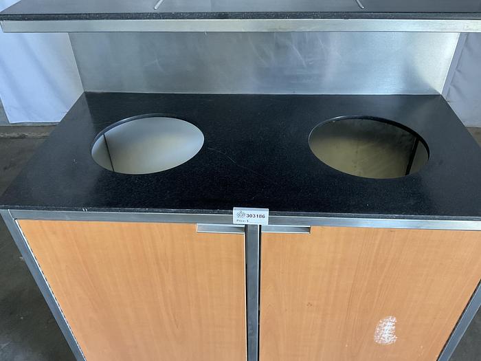 Used GARBAGE DISPOSAL WITH TRAY HOLDER