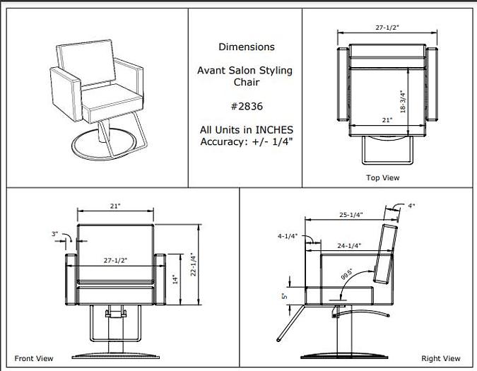 Used HYDRAULIC BARBER SHOP CHAIR !