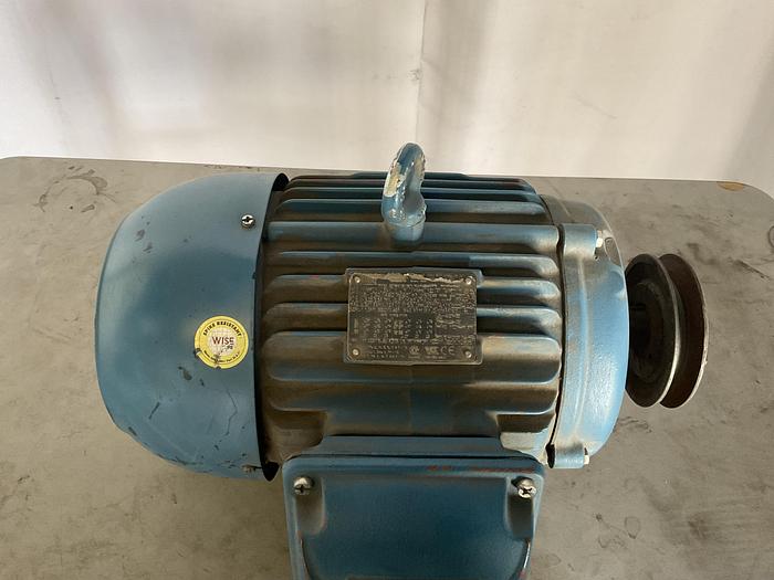 Used WEG ELECTRIC MOTOR,  00152ET3E182T-W22, HP 1.5, PH: 3; VOLTS: 208/230-460; RPM: 1165!