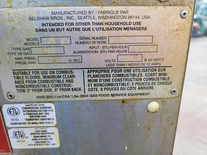 Used DONUT FRYER BELSHAW-724CG !