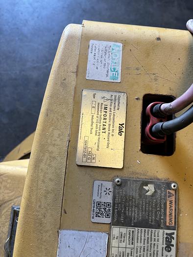 Used YALE WALK BEHIND FORKLIFT; MODEL 5047812-01