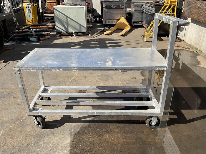 Used TRUCK, MOBILE 2-TIER WITH HANDLE !