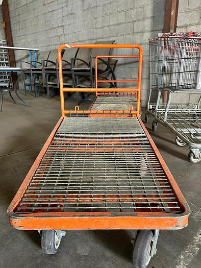 Used FLATBED MOVING CART ON WHEELS