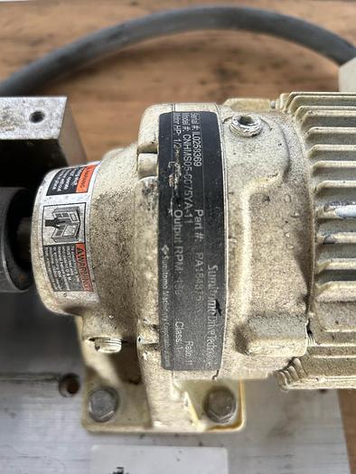 Used PUMP WITH INDUCTION MOTOR  SUMITOMO 1/2 HP, P 4, 230-460 V, 1750 RPM, TC-FX