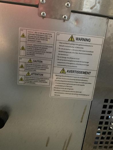 Used TURBO AIR REFRIGERATED CHEF BASE WITH 4 DRAWEERS; PRCBE-84R-N ./