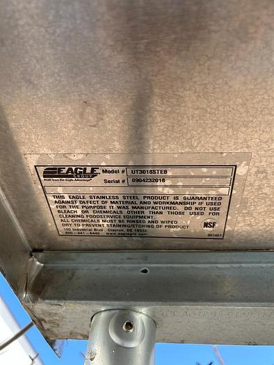 Used 2.5 FT STAINLESS STEEL WORK TABLE !