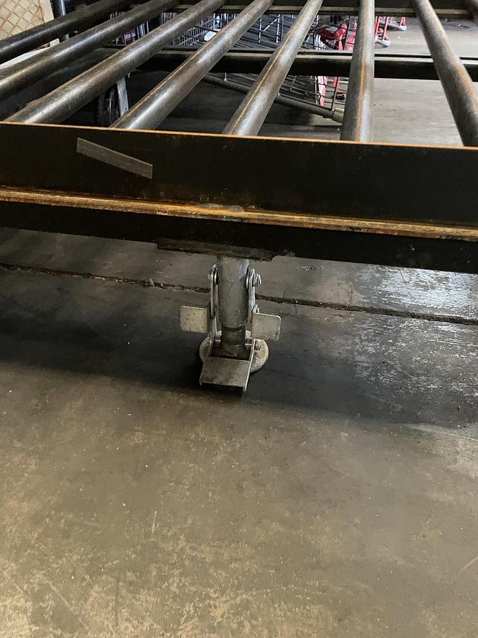 Used INDUSTRIAL BATTERY STORAGE RACK