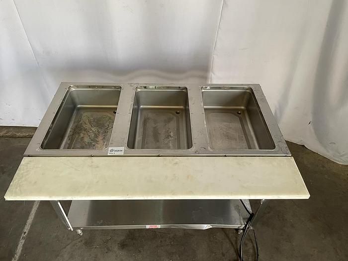 Used THREE COMPARMENT STEAM TABLE 