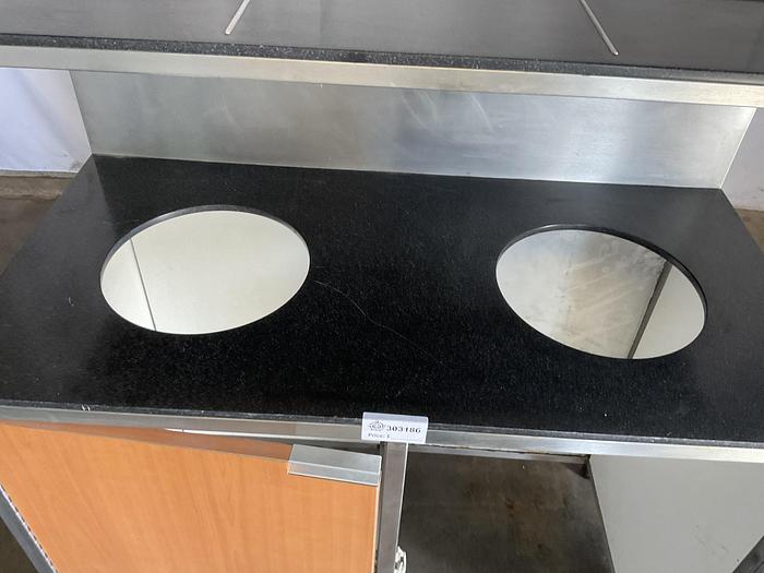 Used GARBAGE DISPOSAL WITH TRAY HOLDER