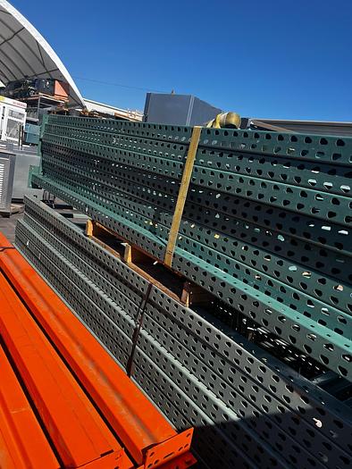 Used 12FT BY 48" TEARDROP UPRIGHTS