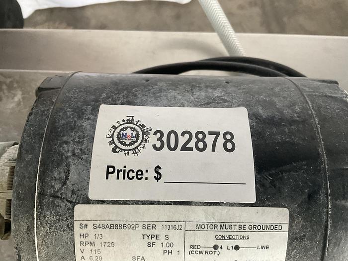 Used LANCER CARBONATOR MOTOR FOR BEVERAGE FOUNTAIN DRINK !