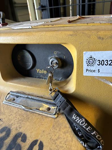 Used YALE WALK BEHIND FORKLIFT; MODEL 5047812-01