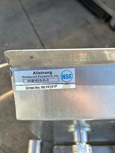 Used ONE COMPARTMENT SINK