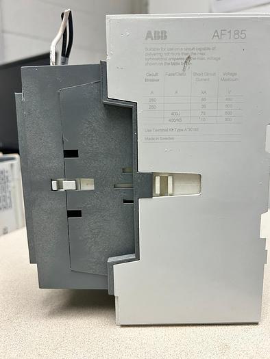Used ABB A185-30-11 Contactor 156A, 3P, 600VAC, IEC, 120VAC Coil
