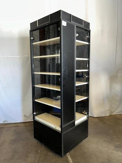 Used BLACK DISPLAY CASE