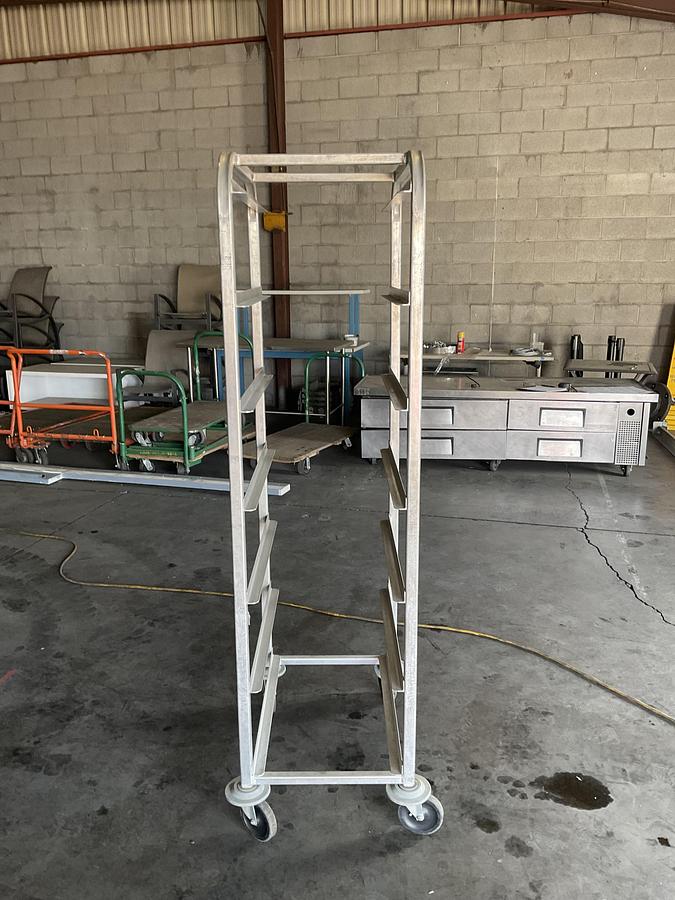 Used NEW AGE INDUSTRIAL ALUMINUM SHEET PAN RACK – MODEL 6263RVB
