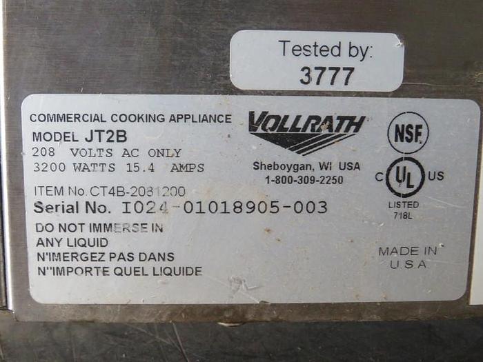 Used CONVEYOR TOASTER VOLLRATH !