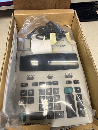 CASIO DESKTOP PRINTER CALCULATOR !