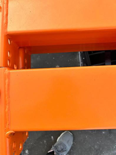 Used 6FT BY 5IN TEARDROP STYLE BEAMS FOR PALLET RACKING