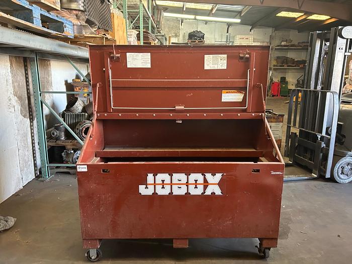 Used JOBOX JOBSITE STEEL STORAGE BOX !