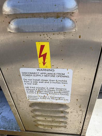 Used COMMERCIAL COUNTERTOP ROTTISSERIE COOK-N-HOLD MERCO SAVORY SP-F !