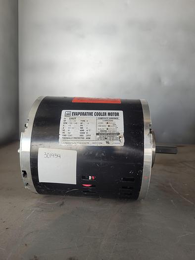 Used EVAPORATIVE COOLER MOTOR;2202T- HP-1/3-1/9;PH-1;RPM-1725/1140 !