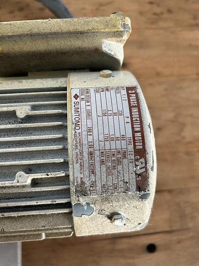 Used PUMP WITH INDUCTION MOTOR  SUMITOMO 1/2 HP, P 4, 230-460 V, 1750 RPM, TC-FX