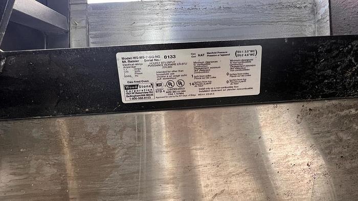 Used WOOD STONE PIZZA OVEN