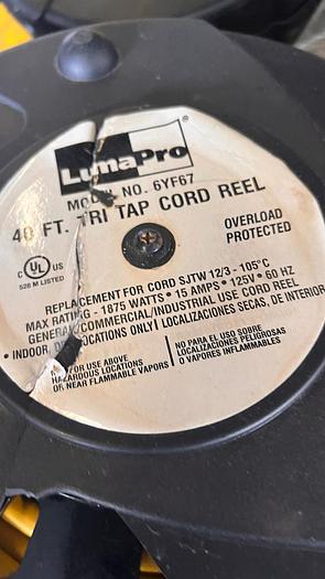 Used 40 FT TRIP TAP CORD REEL !