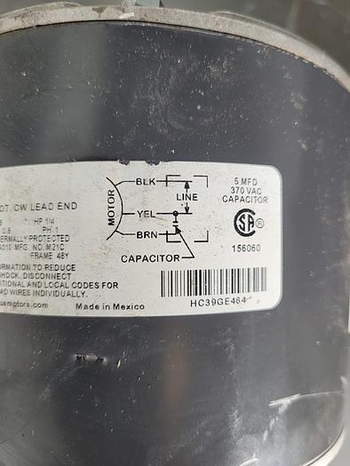 Used US ELECTRICAL MOTOR-K55HXKSC-3378;HP: 1/4;PH: 1 !