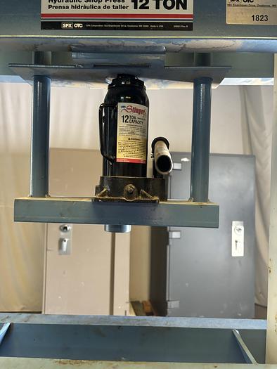 Used HYDRAULIC SHOP PRESS 12 TON