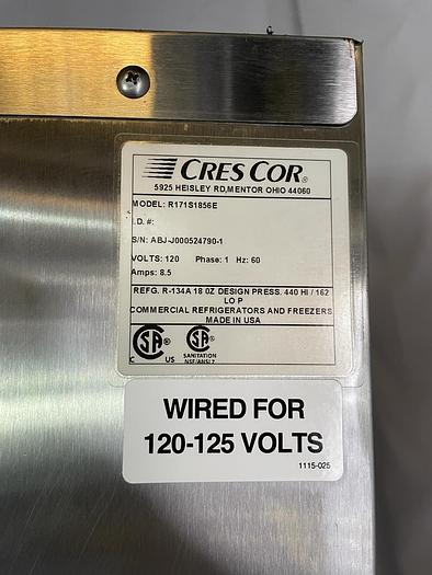 Used CRES COR REFRIGERATOR- R171S1856E !
