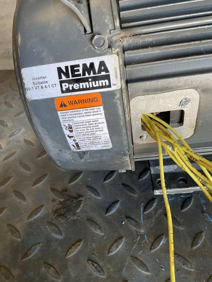 Used CENTRIFUGAL PUMP WITH ELECTRIC MOTOR – 5 HP, 3 PHASE