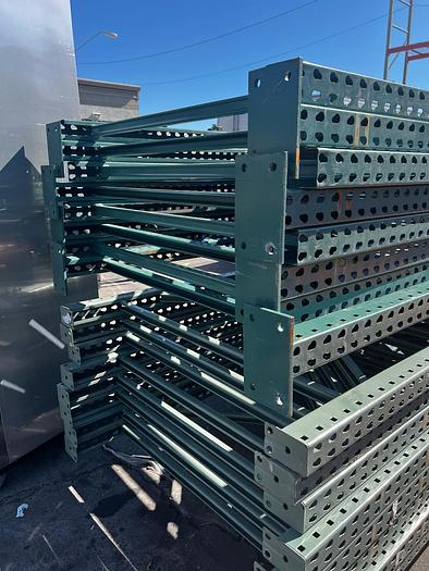 Used 12FT BY 48" TEARDROP UPRIGHTS