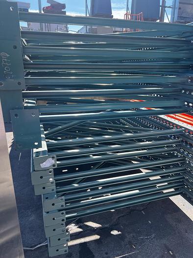 Used 12FT BY 48" TEARDROP UPRIGHTS