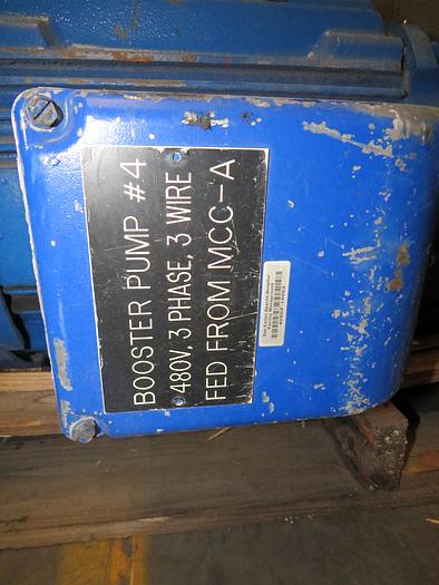 Used BALDOR 40 HP WATER PUMP 12N038X923.-