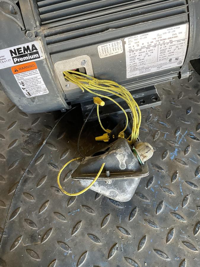 Used CENTRIFUGAL PUMP WITH ELECTRIC MOTOR – 5 HP, 3 PHASE