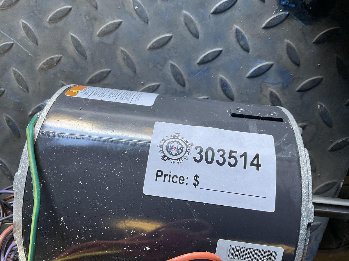 Used SERVICEFIRST OEM COMMERCIAL ELECTRIC MOTOR – 1 HP – 460/380-415 VAC – 1125 RPM – 48Y FRAME