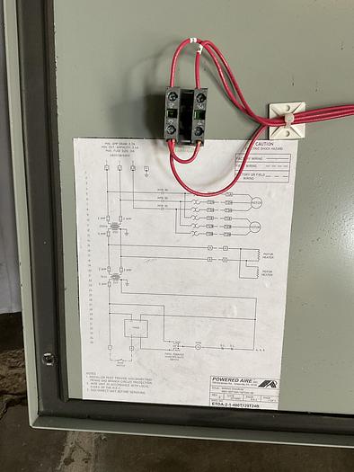 Used HAMMOND INDUSTRIAL CONTROL PANEL ENCLOSURE, A-825