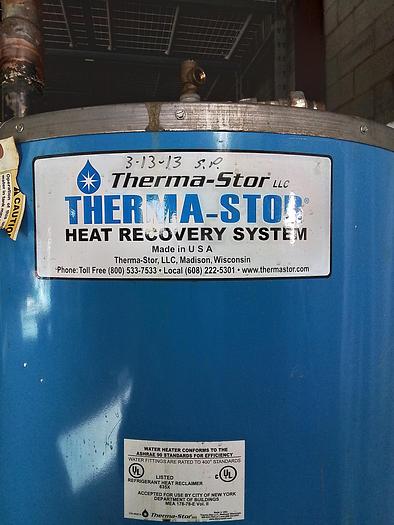 Used HEAT EXCHANGER HOT WATER HEATER RECOVERY TANK THERMA-STOR 114 GAL!